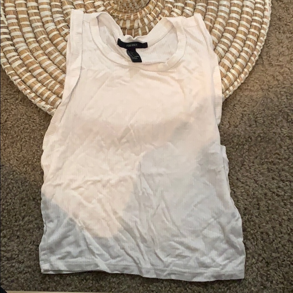 White tank top